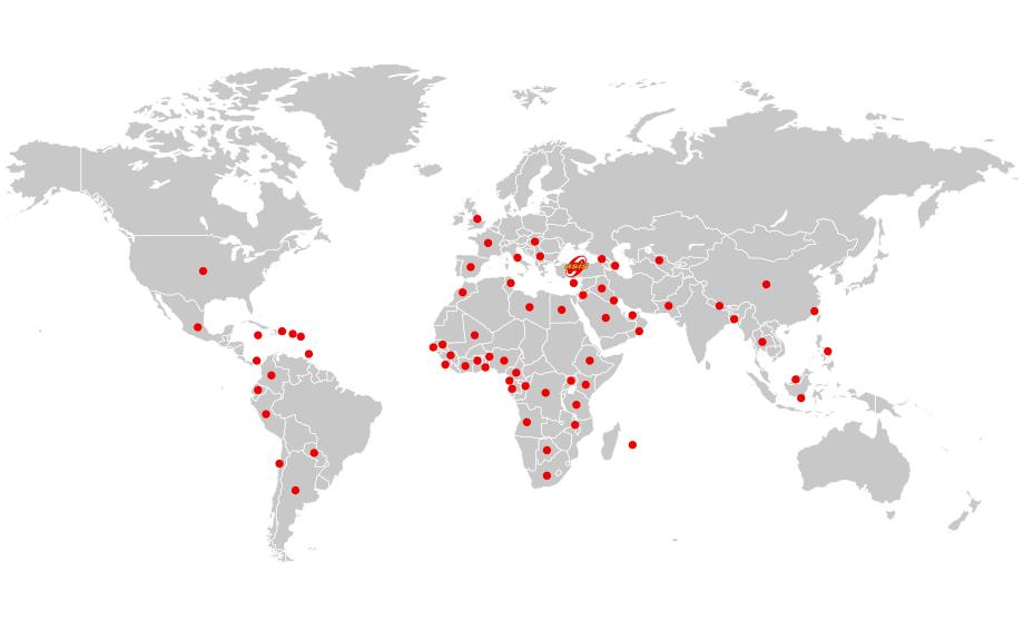 Asis dans le Monde Entier